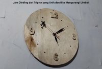 Jam Dinding dari Triplek yang Unik dan Bisa Mengurangi Limbah Jam Dinding dari Triplek